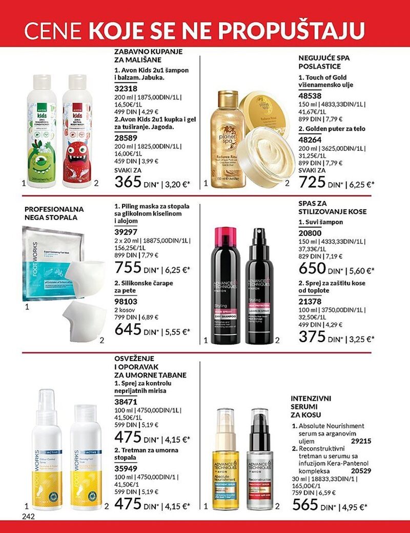 Avon katalog akcija