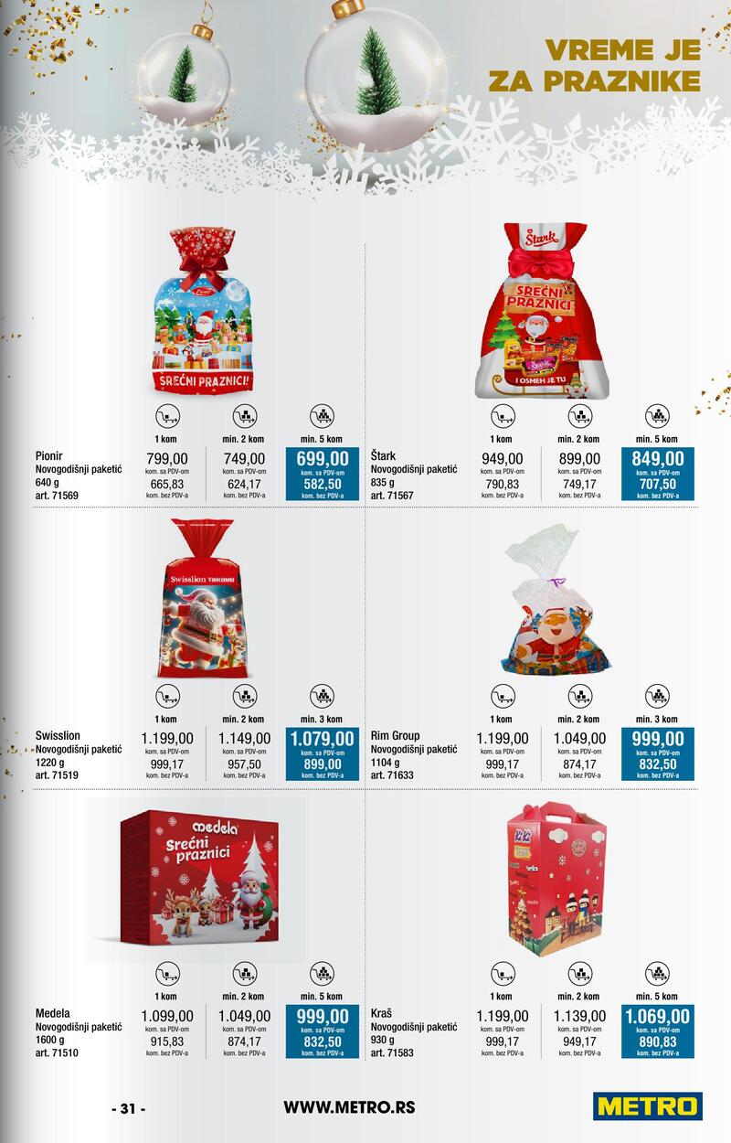Metro katalog praznična ponuda