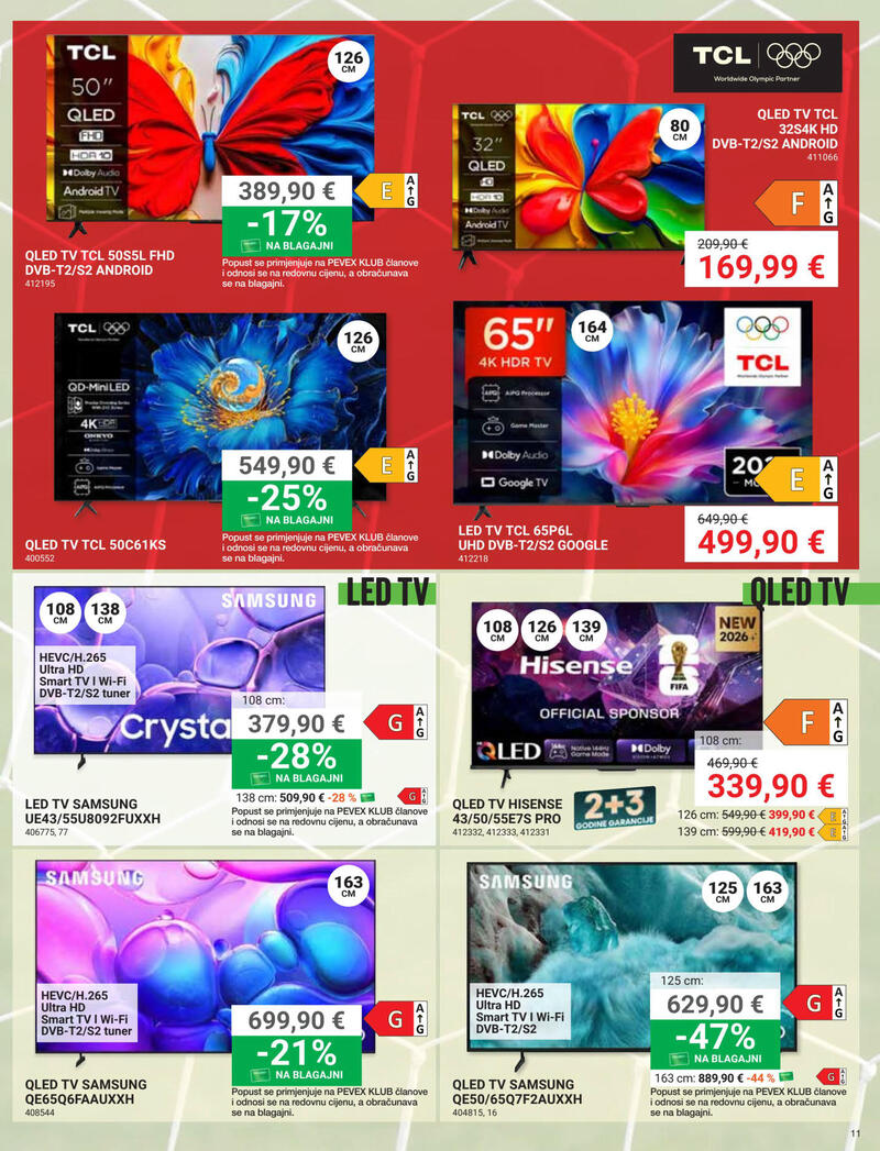 Pevex kataloška akcija