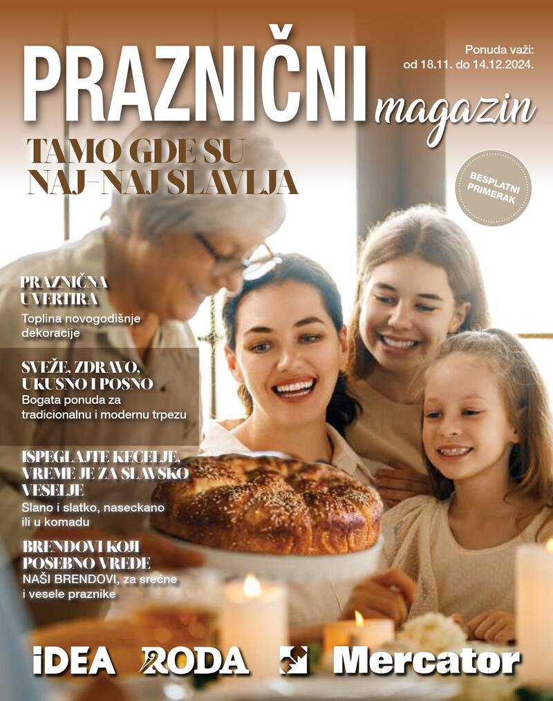 Roda katalog praznični magazin