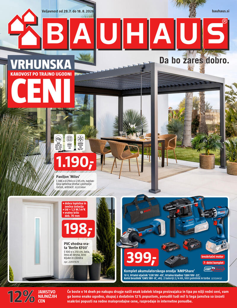 Bauhaus katalog akcija Redni katalog
