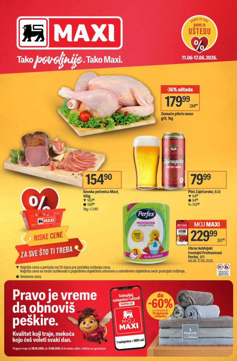 Maxi katalog akcija Nedeljna akcija