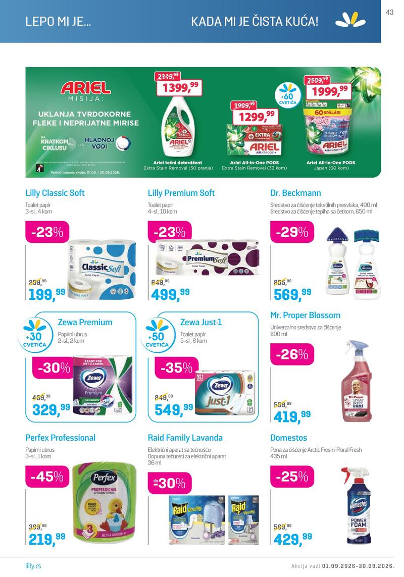 Lilly Drogerie katalog akcija