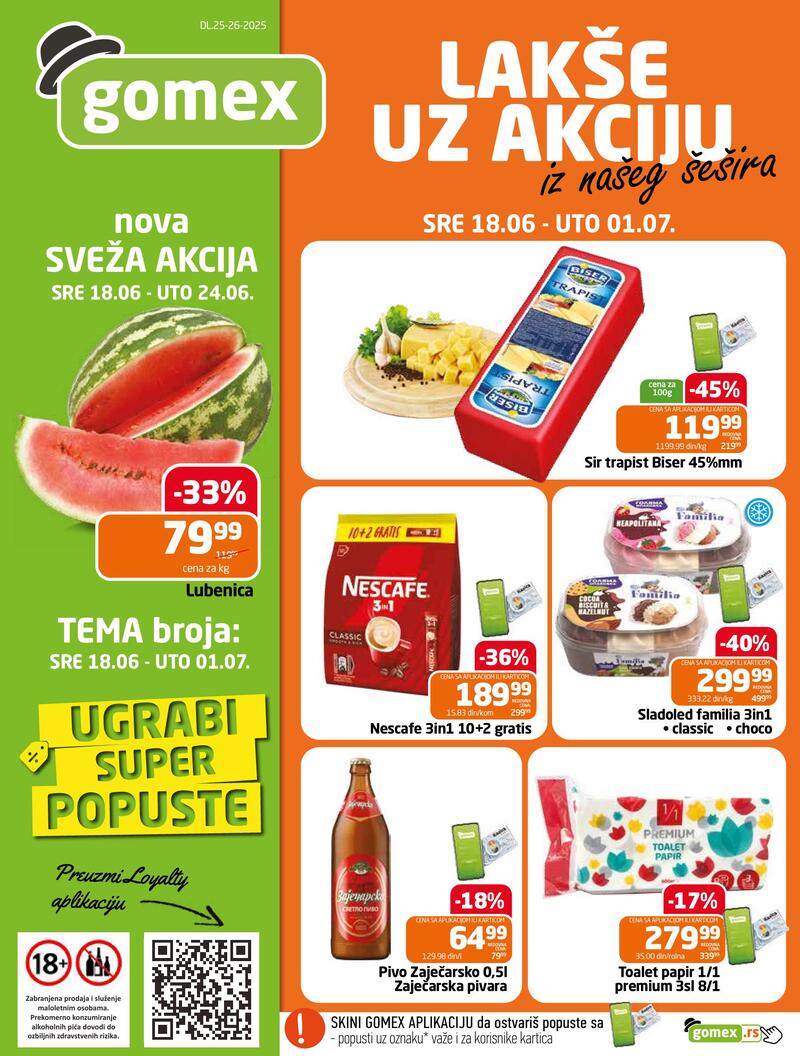 Gomex katalog nedeljna top ponuda