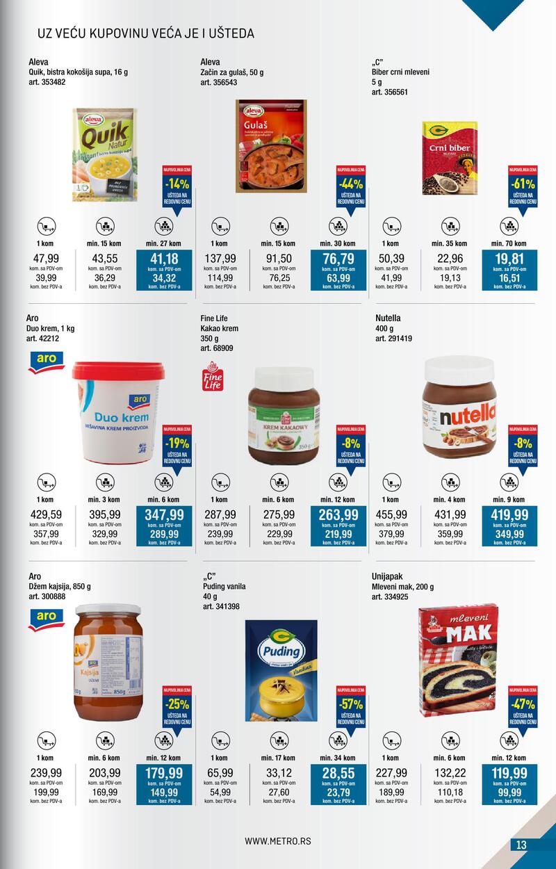 Metro katalog kupi više