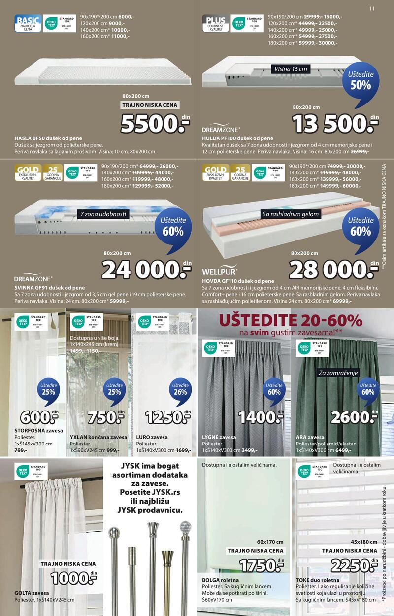 JYSK katalog nameštaj