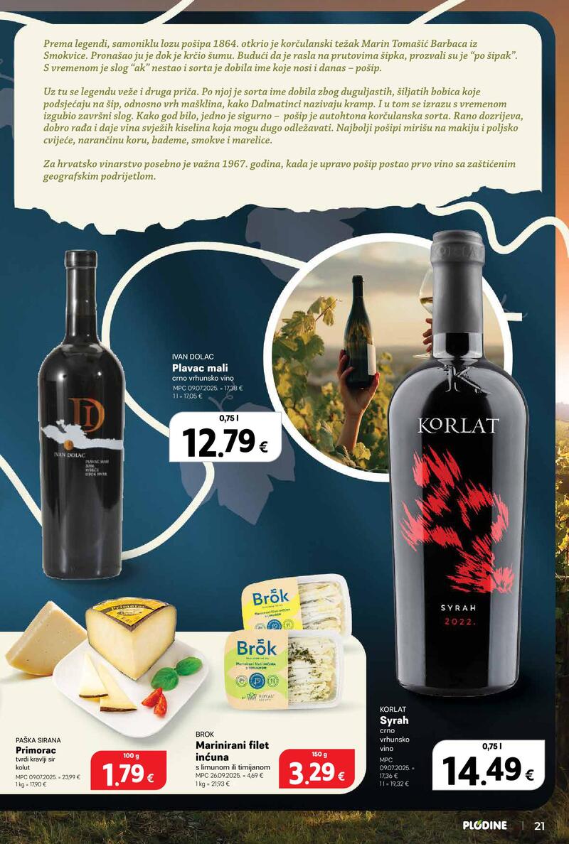 Plodine katalog vina i delicije
