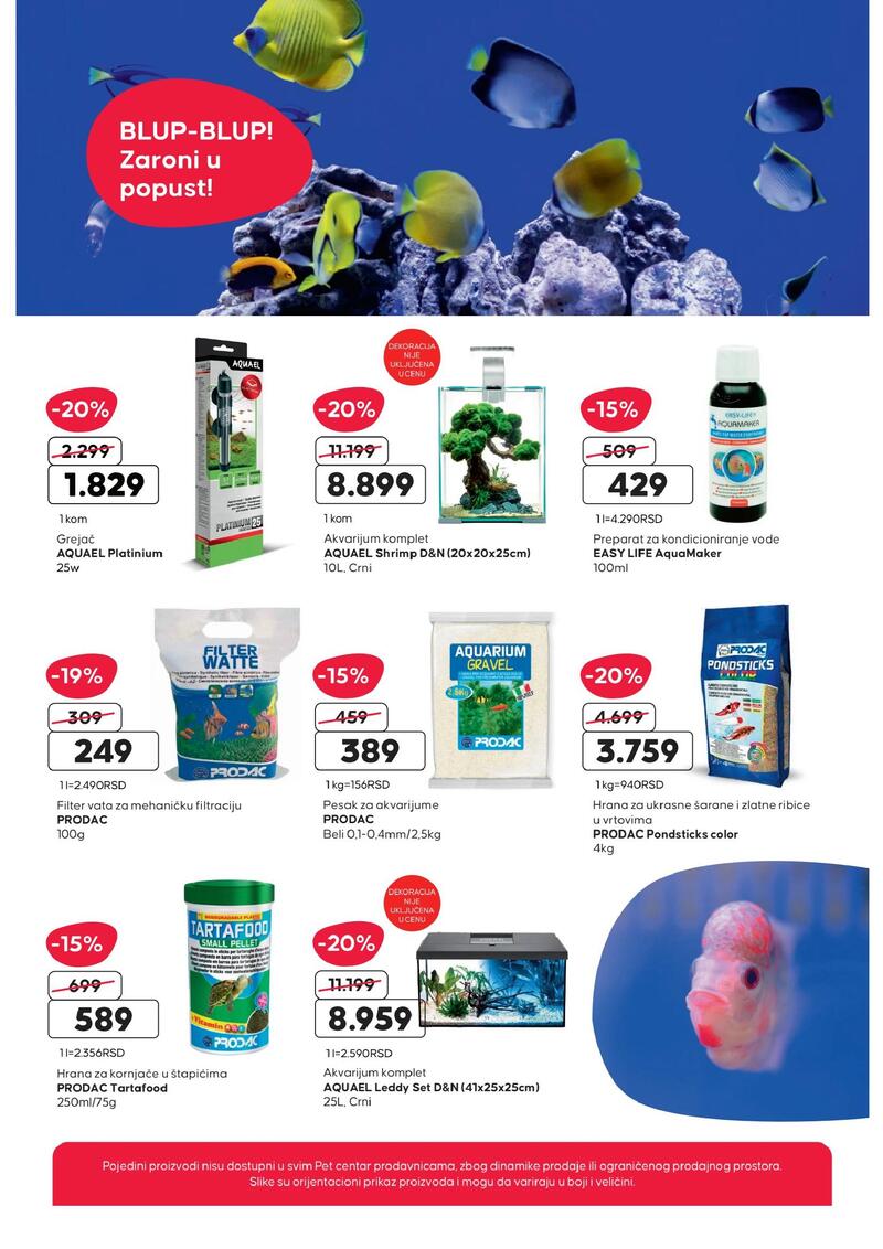 Pet centar akcijski katalog