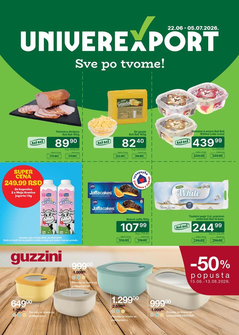 Univerexport katalog akcija Univerexport katalog hrana