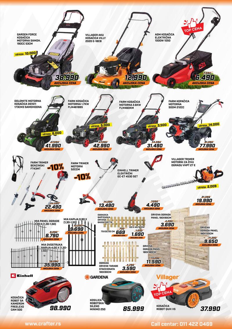 Crafter akcijski katalog