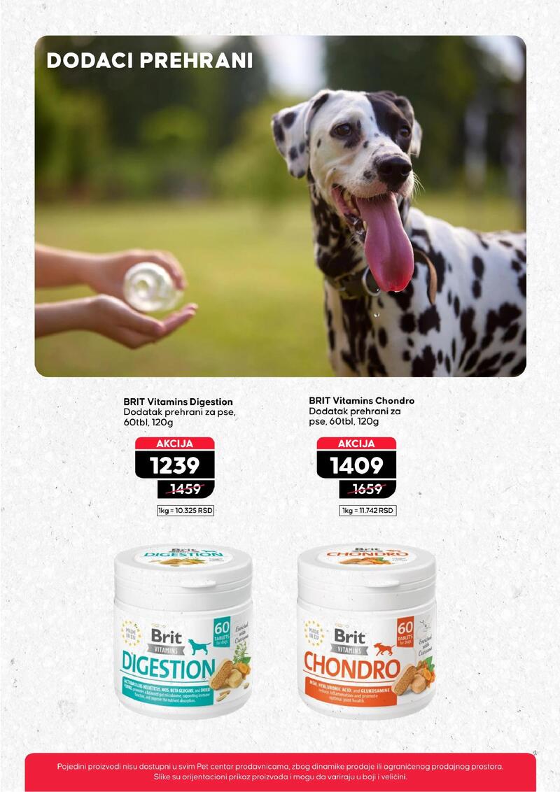 Pet centar akcijski katalog