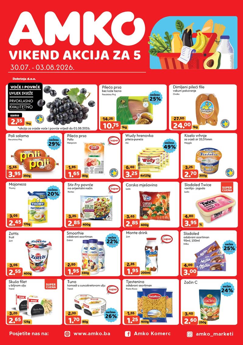 Amko katalog akcija Vikend akcija