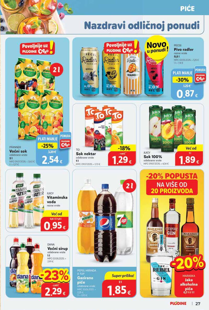 Plodine kataloška akcija