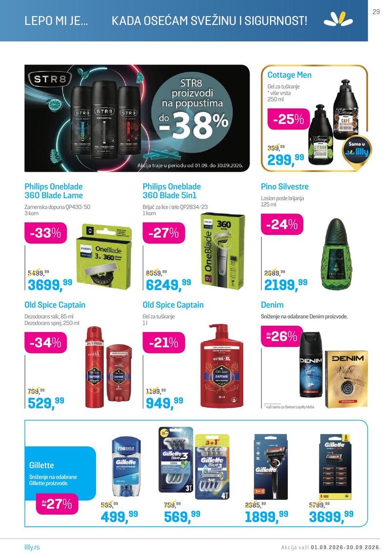 Lilly Drogerie katalog akcija