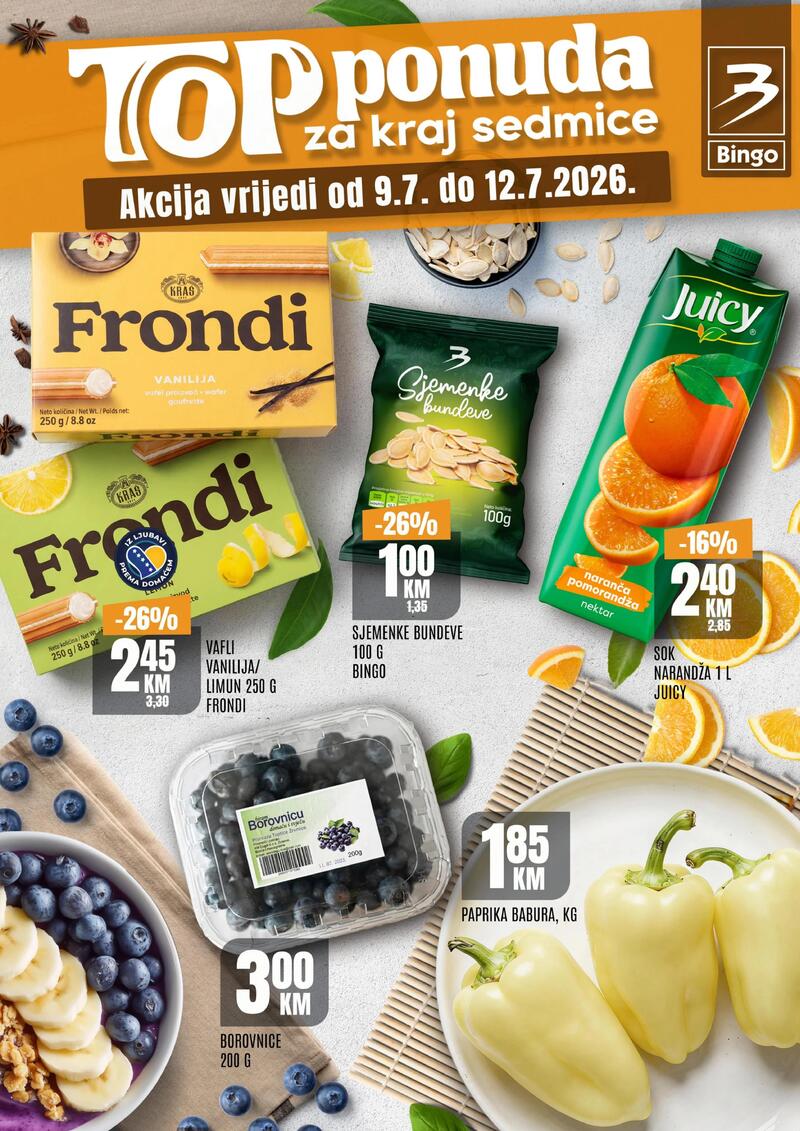 Bingo katalog akcija Top ponuda za kraj sedmice