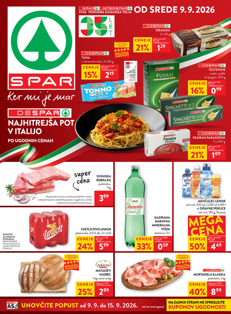 Spar katalog akcija Redni katalog