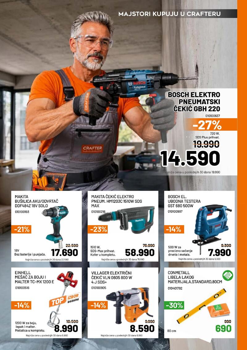 Crafter akcijski katalog