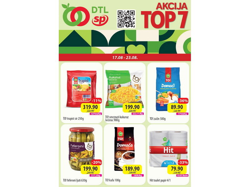 Senta Promet katalog akcija Top 7