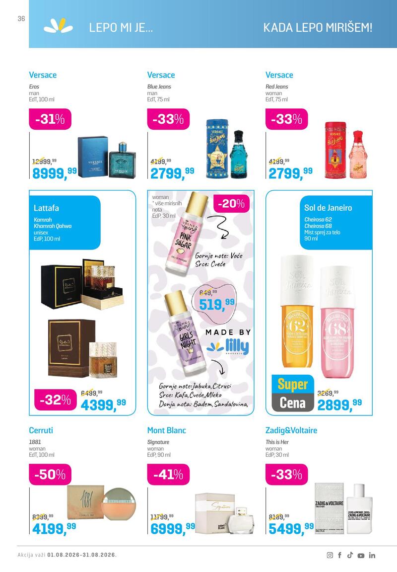 Lilly Drogerie katalog akcija