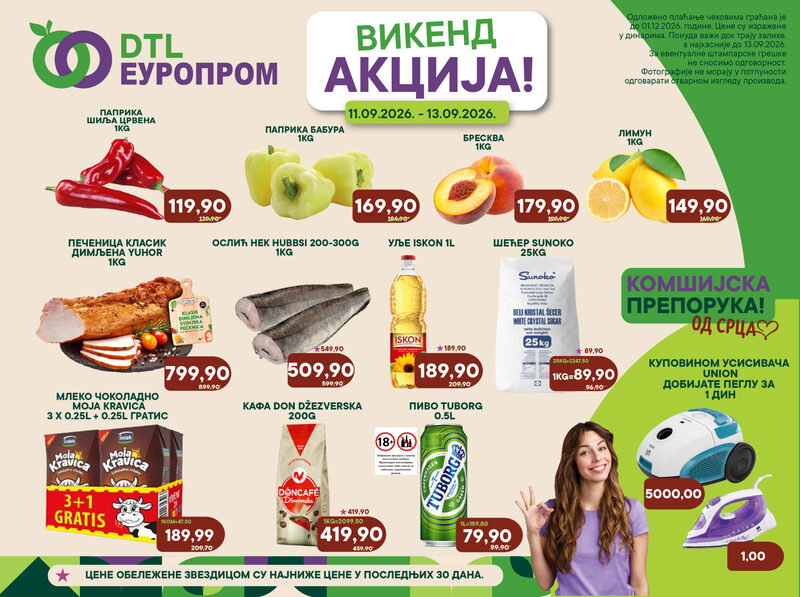Europrom katalog akcija Vikend akcija