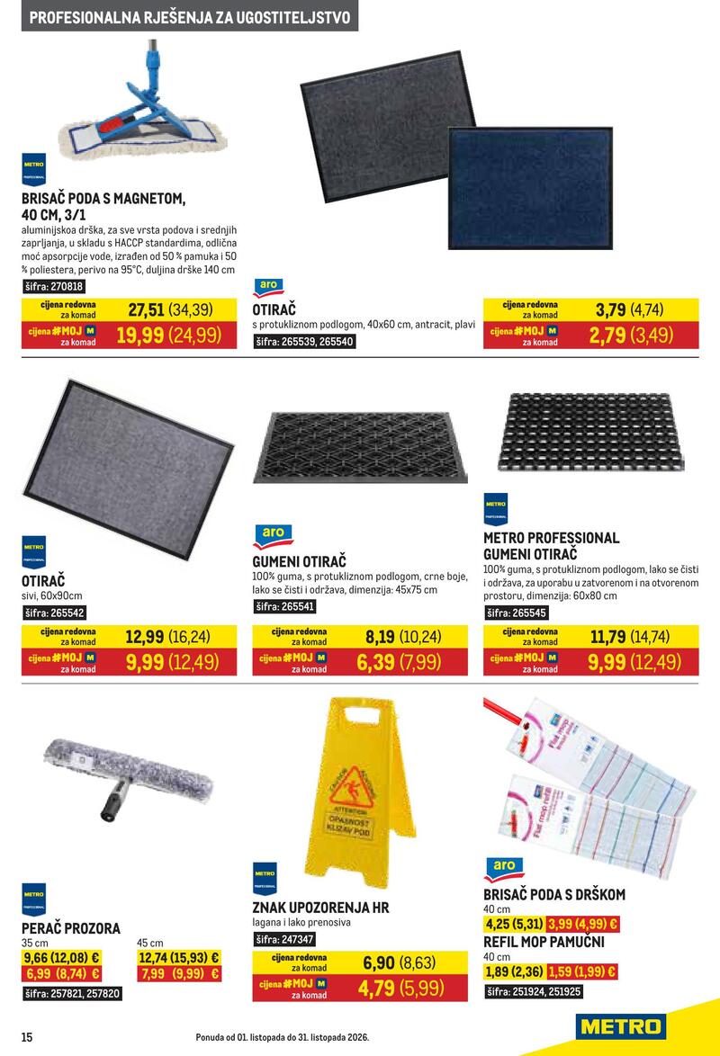 Metro katalog - Gastro ponuda proizvoda za ugostiteljstvo
