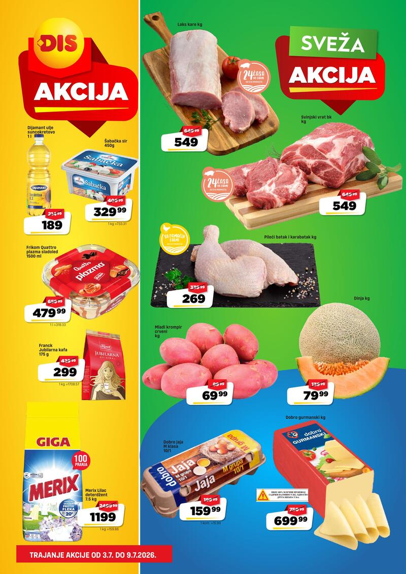 DIS Hipermarket nedeljna akcija