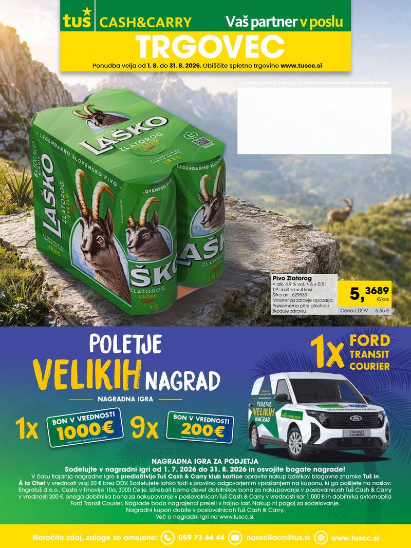 Tuš Cash & Carry trgovec
