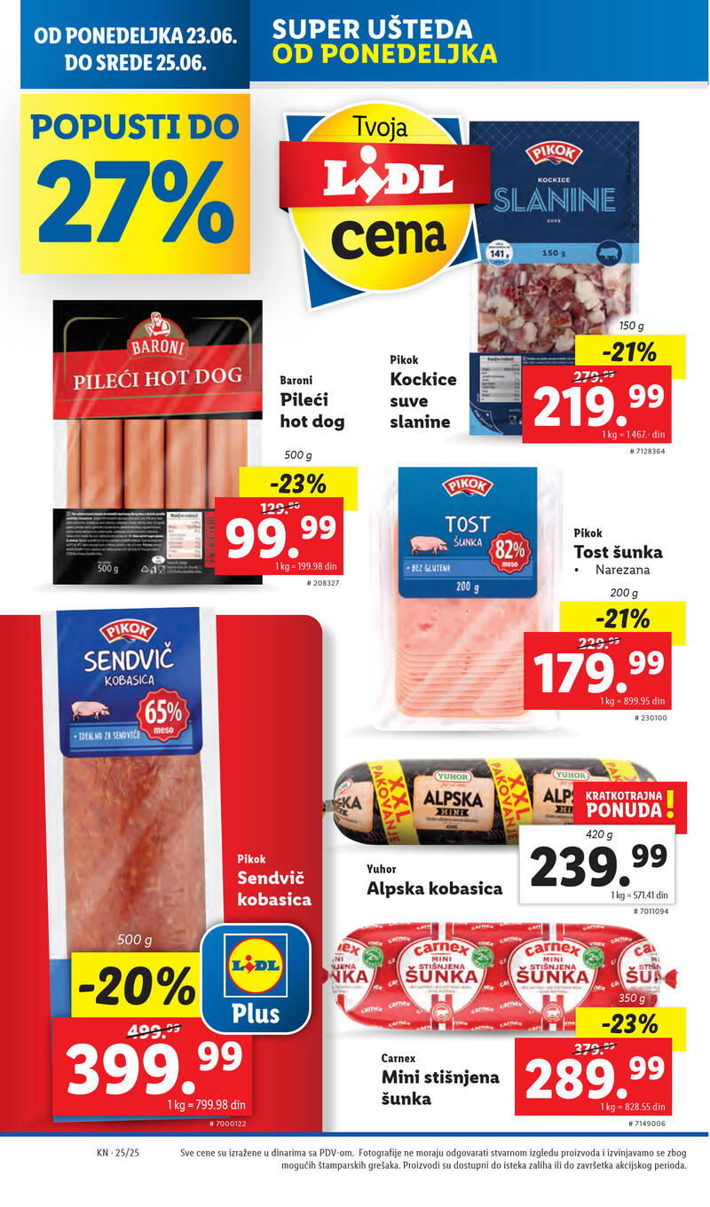 Lidl katalog akcija