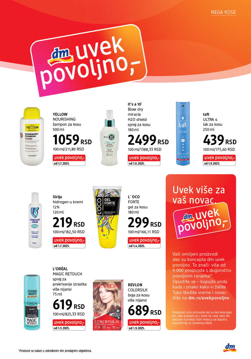 DM Drogerie katalog akcija