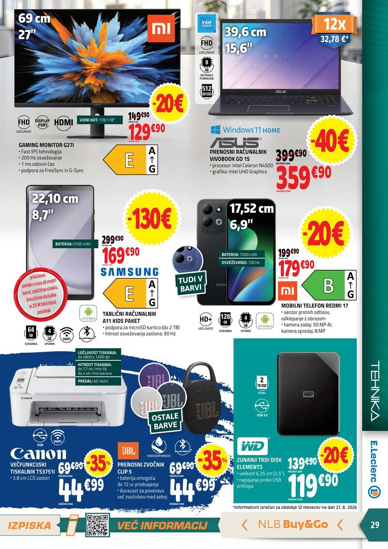 E.Leclerc spletni katalog