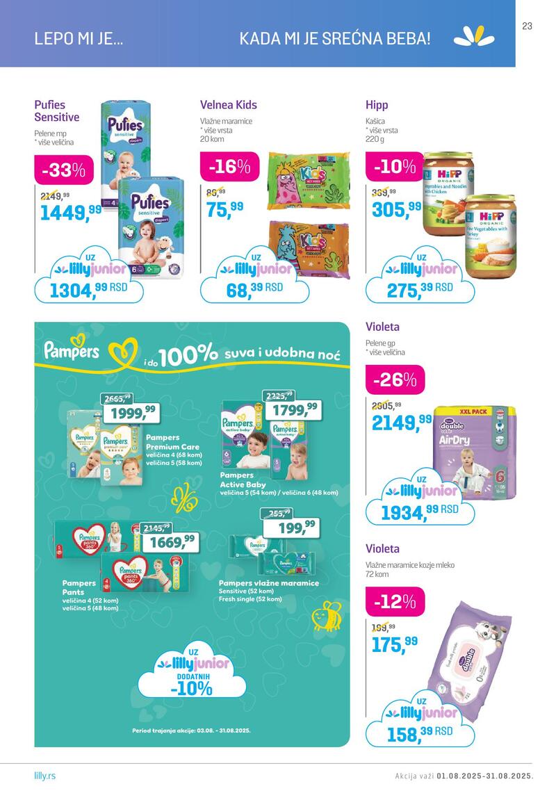 Lilly Drogerie katalog akcija