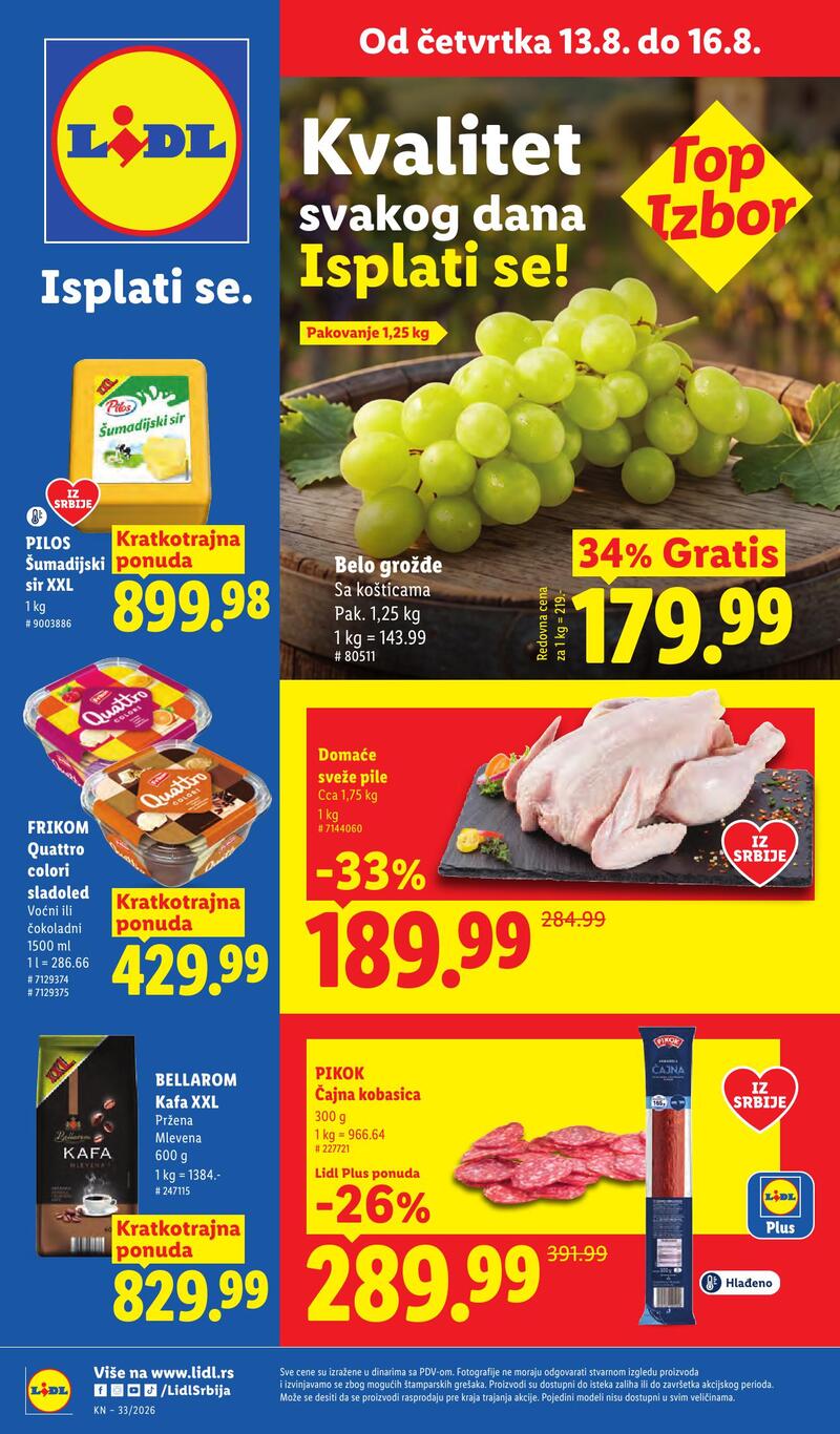 Lidl katalog akcija Redovna akcija