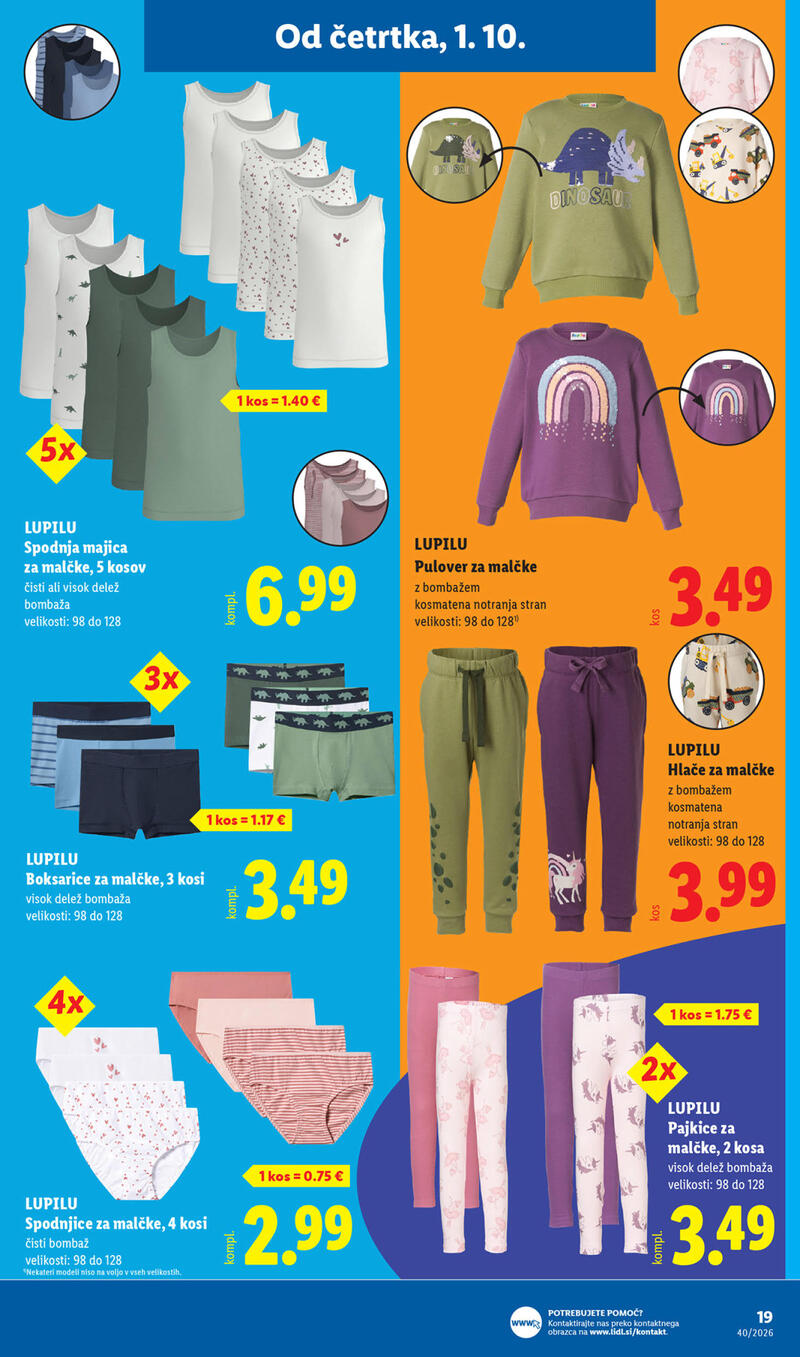 Lidl katalog - Tedenska akcija