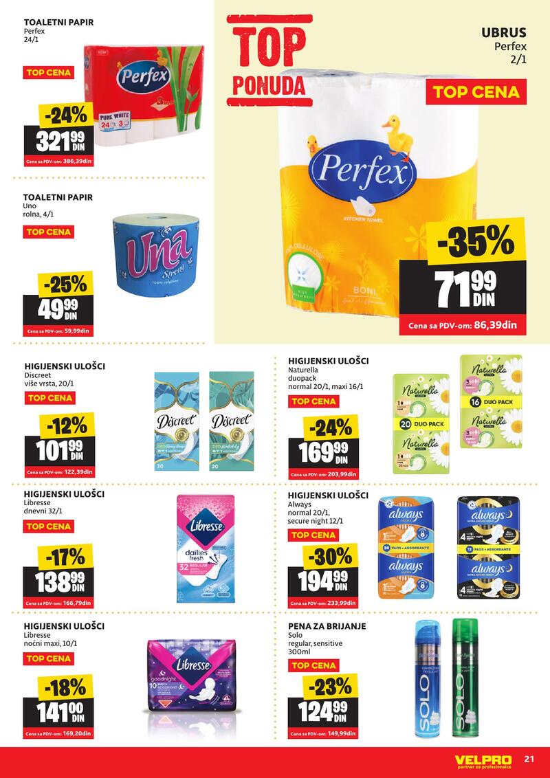 Velpro katalog akcija