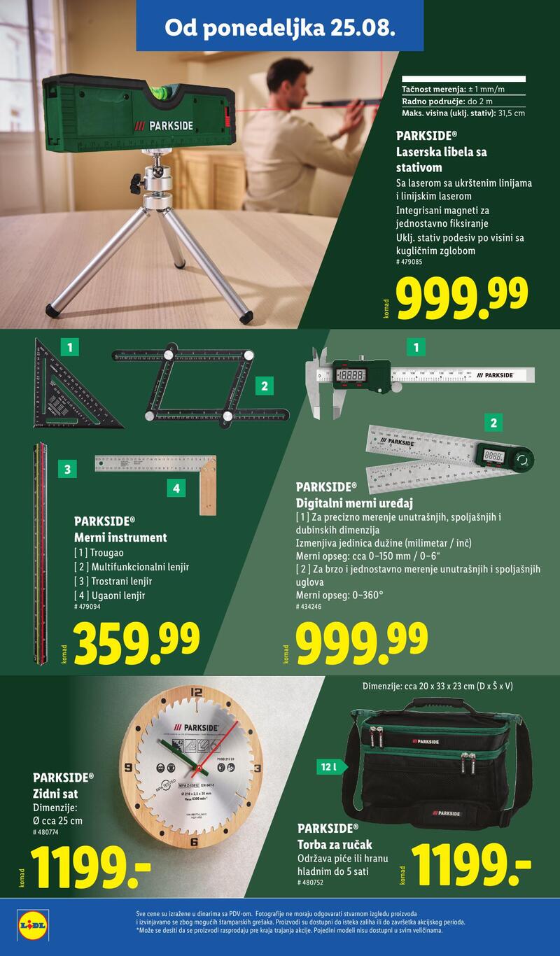 Lidl katalog akcija neprehrana