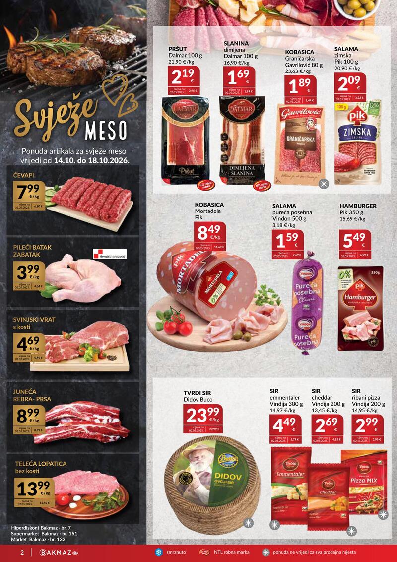 Bakmaz katalog - Tjedna ponuda