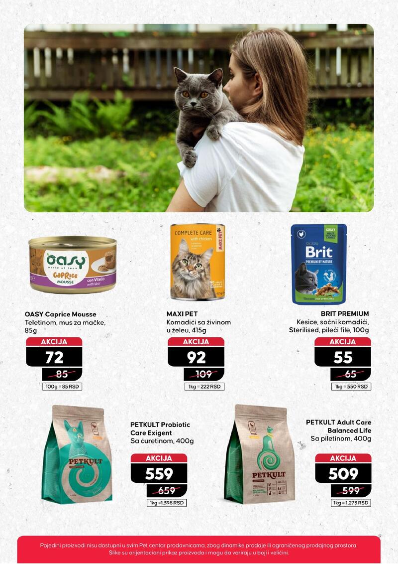 Pet centar akcijski katalog