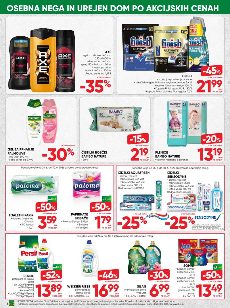 Tuš redni katalog