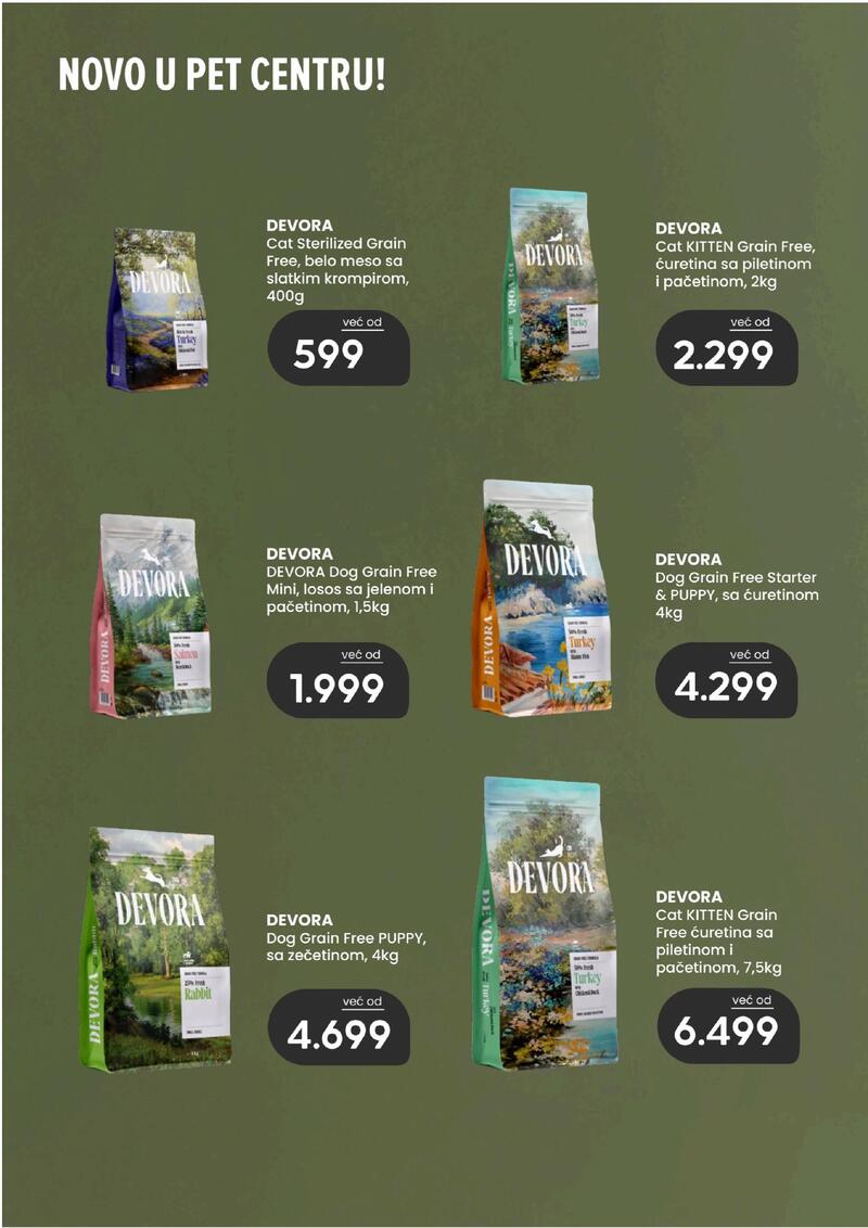Pet centar akcijski katalog