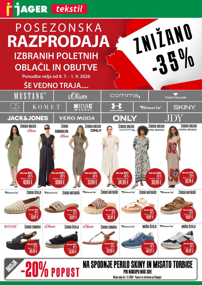 Jager katalog akcija Katalog tekstil
