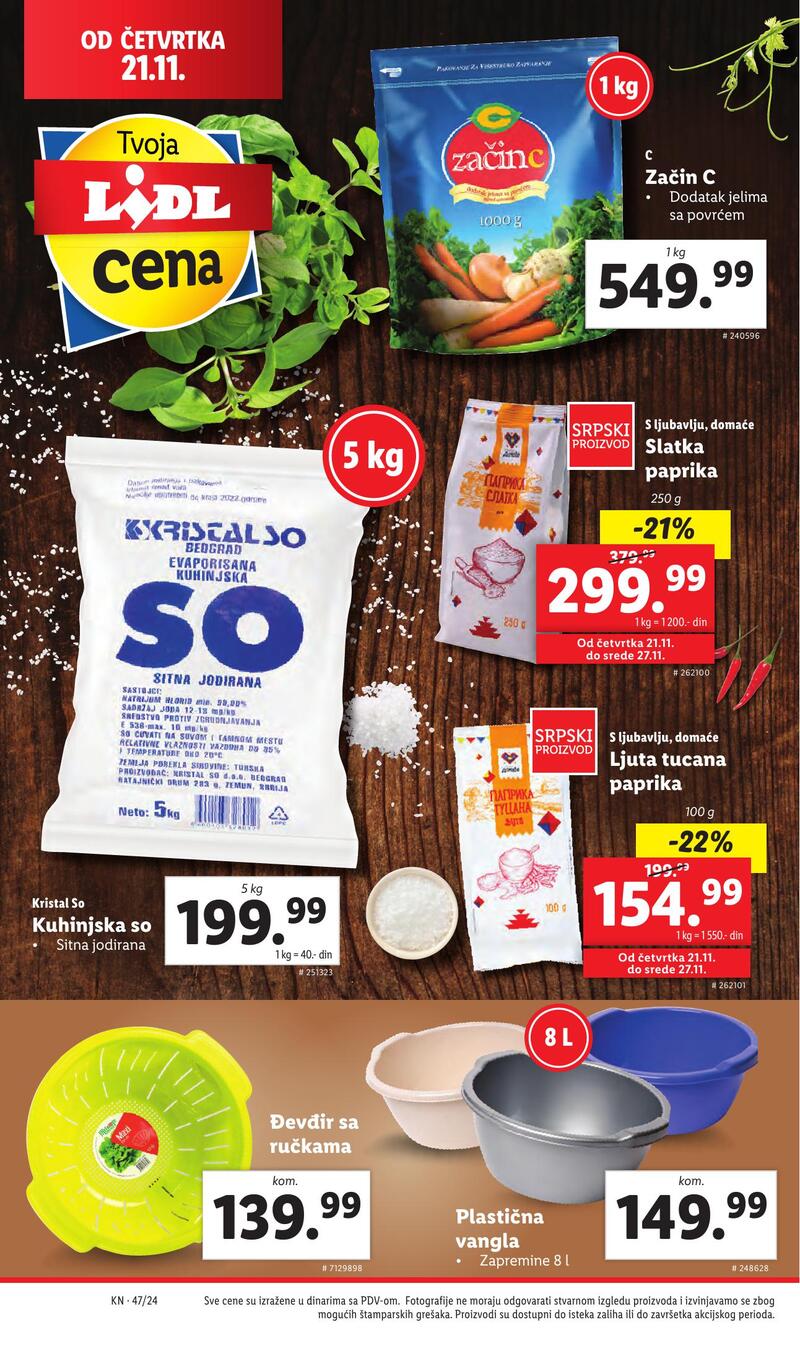 Lidl katalog akcija