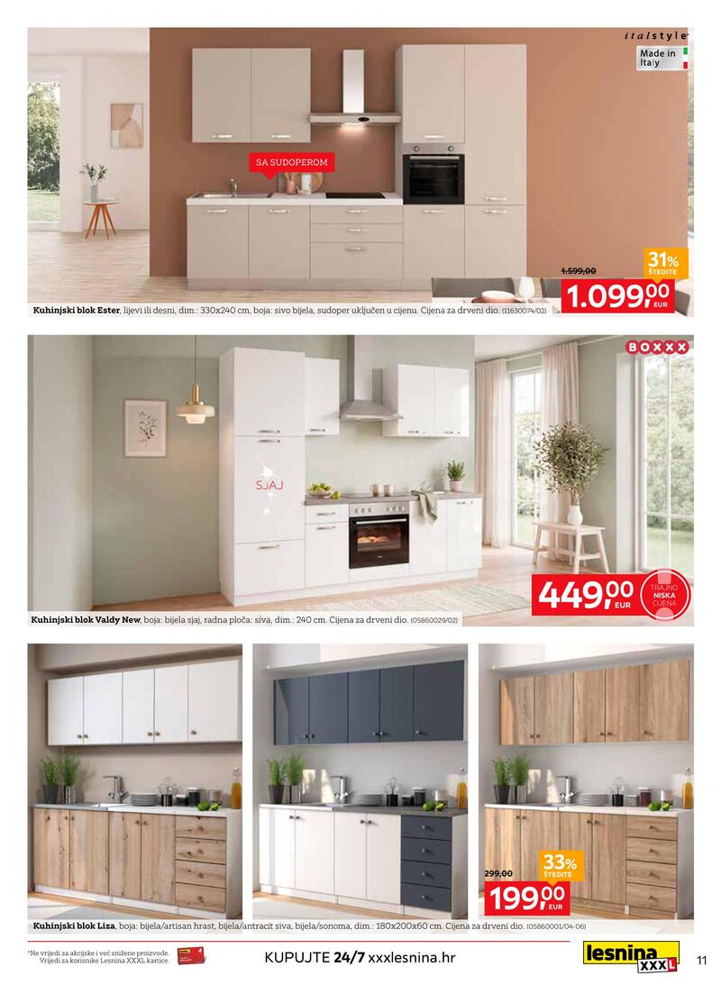 Lesnina XXXL katalog akcija