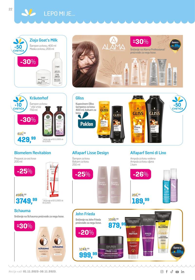 Lilly Drogerie katalog akcija