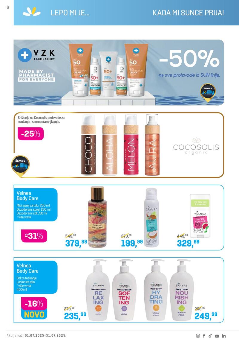 Lilly Drogerie katalog akcija