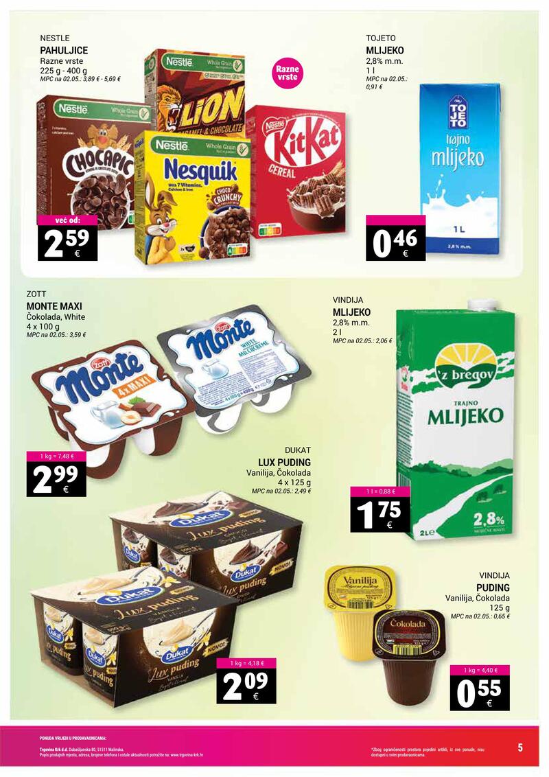 Trgovina Krk kataloška akcija