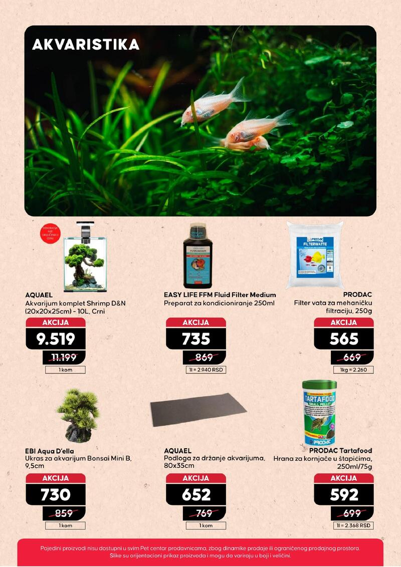 Pet centar akcijski katalog