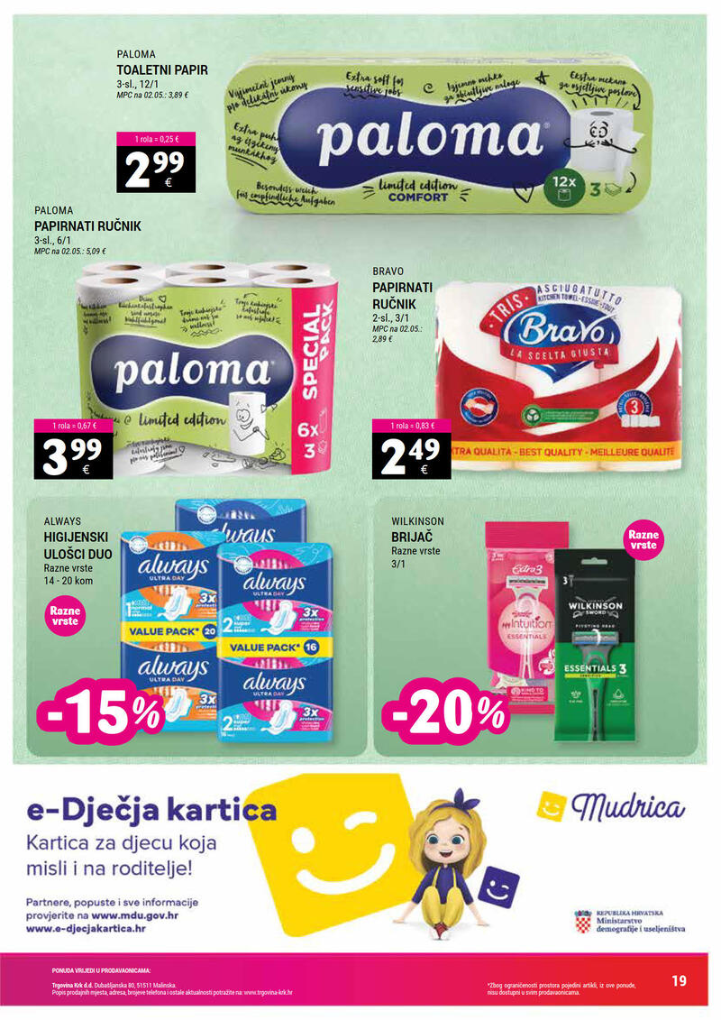 Trgovina Krk kataloška akcija
