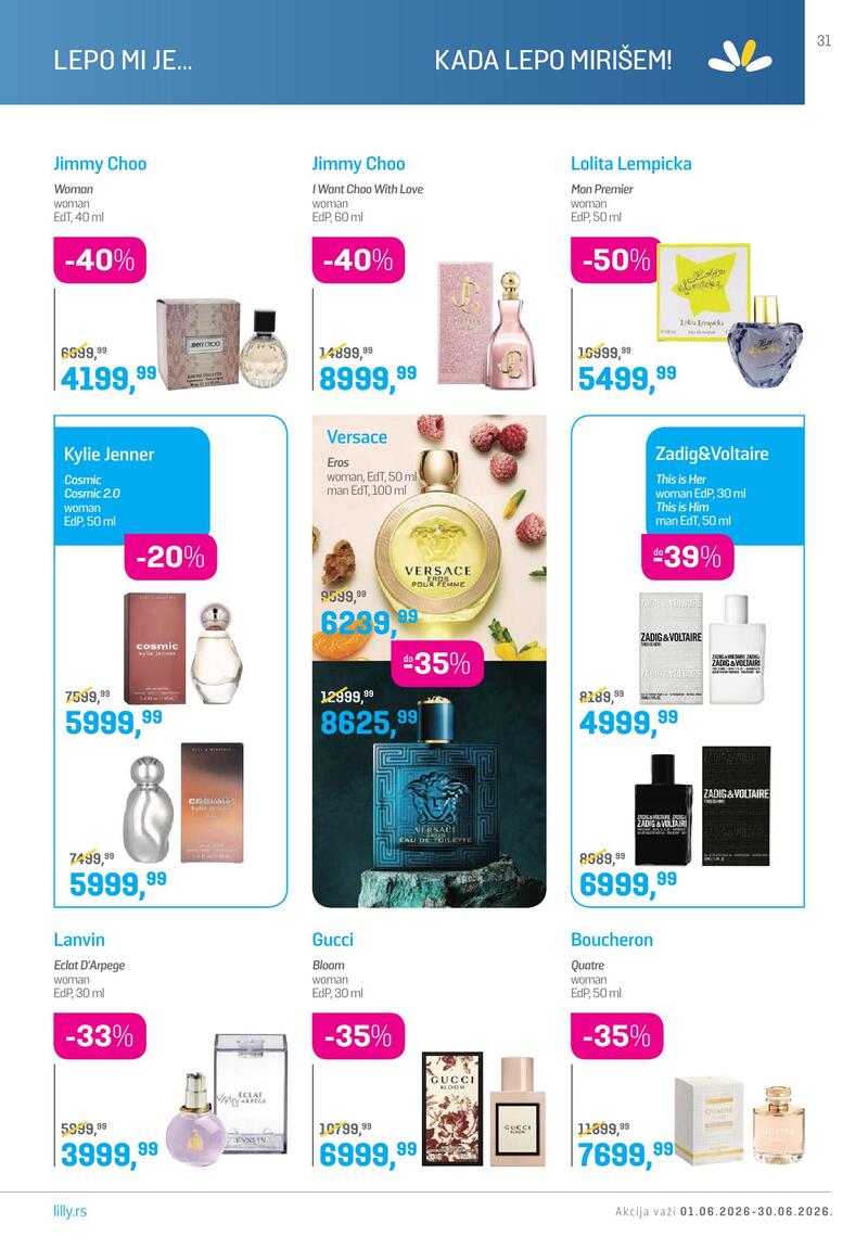 Lilly Drogerie katalog akcija