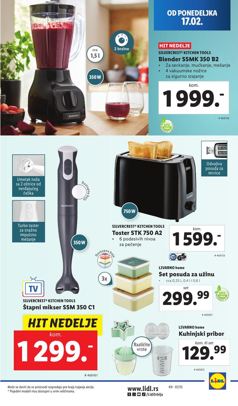 Lidl katalog akcija neprehrana