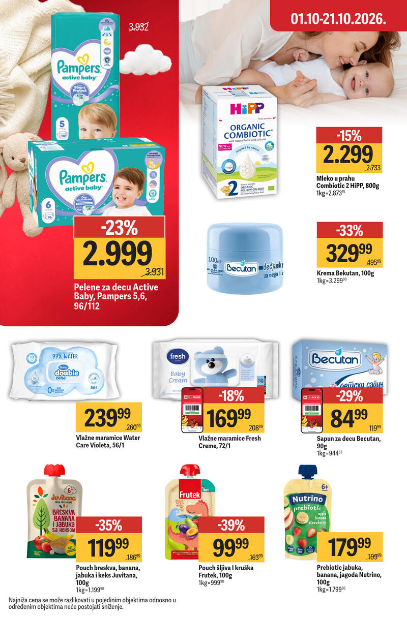 Maxi katalog – Nedeljna akcija